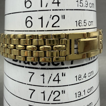 Seiko Watch Women 19mm White Dial Gold Tone Round V4010518 New Battery10