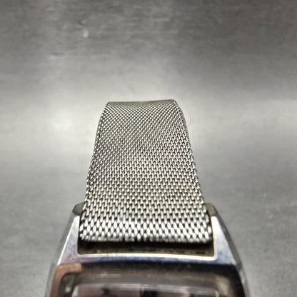 Citizen Cosmo Star Tank Watch Women 23mm Silver Dial Steel Date 4-610016 Runs4