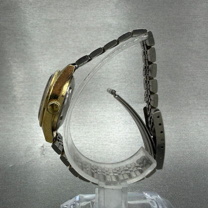 Seiko Automatic Watch Women 24mm Silver Dial Gold Tone Daydate 2906-0019 Runs6