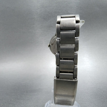 Seiko Watch Women Titanium Blue Dial Date 27mm Round 7N820439 New Battery8