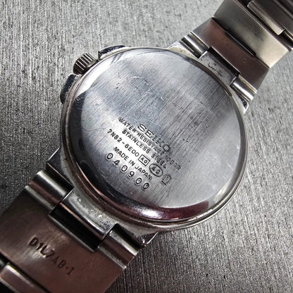 Seiko Lukia Watch Women 29mm Purple Dial Silver Tone Date Round 7N82-6E00 NewBat10