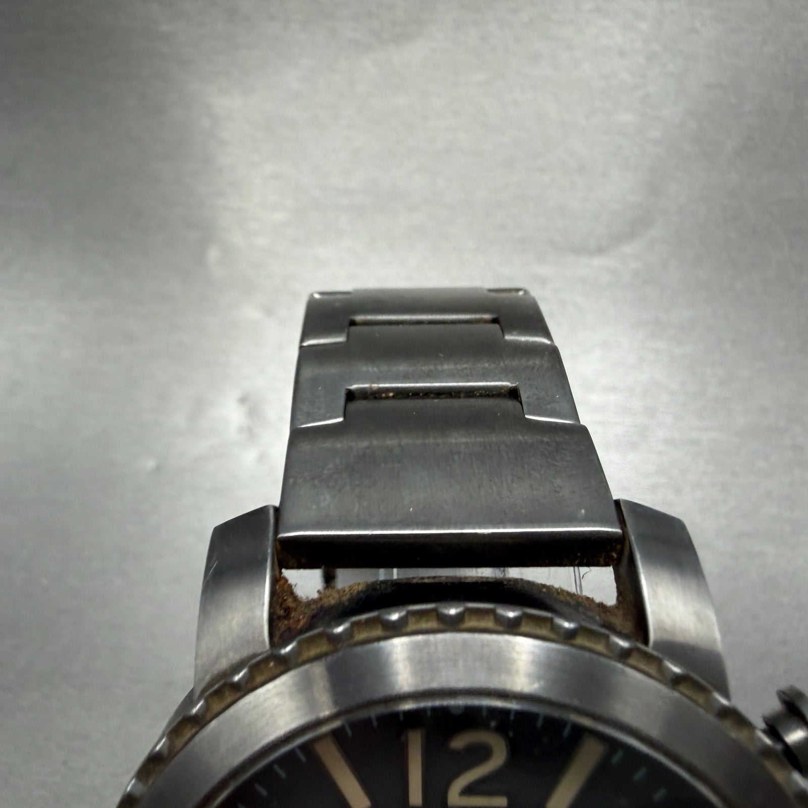Fossil Chronograph Watch Men 50mm Gray Dial Gray Tone Date BQ2113 New Battery4