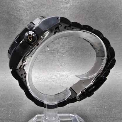 Android Corsair Skeleton Automatic Watch Men 49mm Black Dial Black Round Runs7