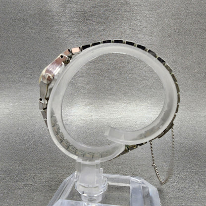 Seiko Watch Women 17mm Silver Dial Silver Tone Manual Round 117619 Runs VTG AB16