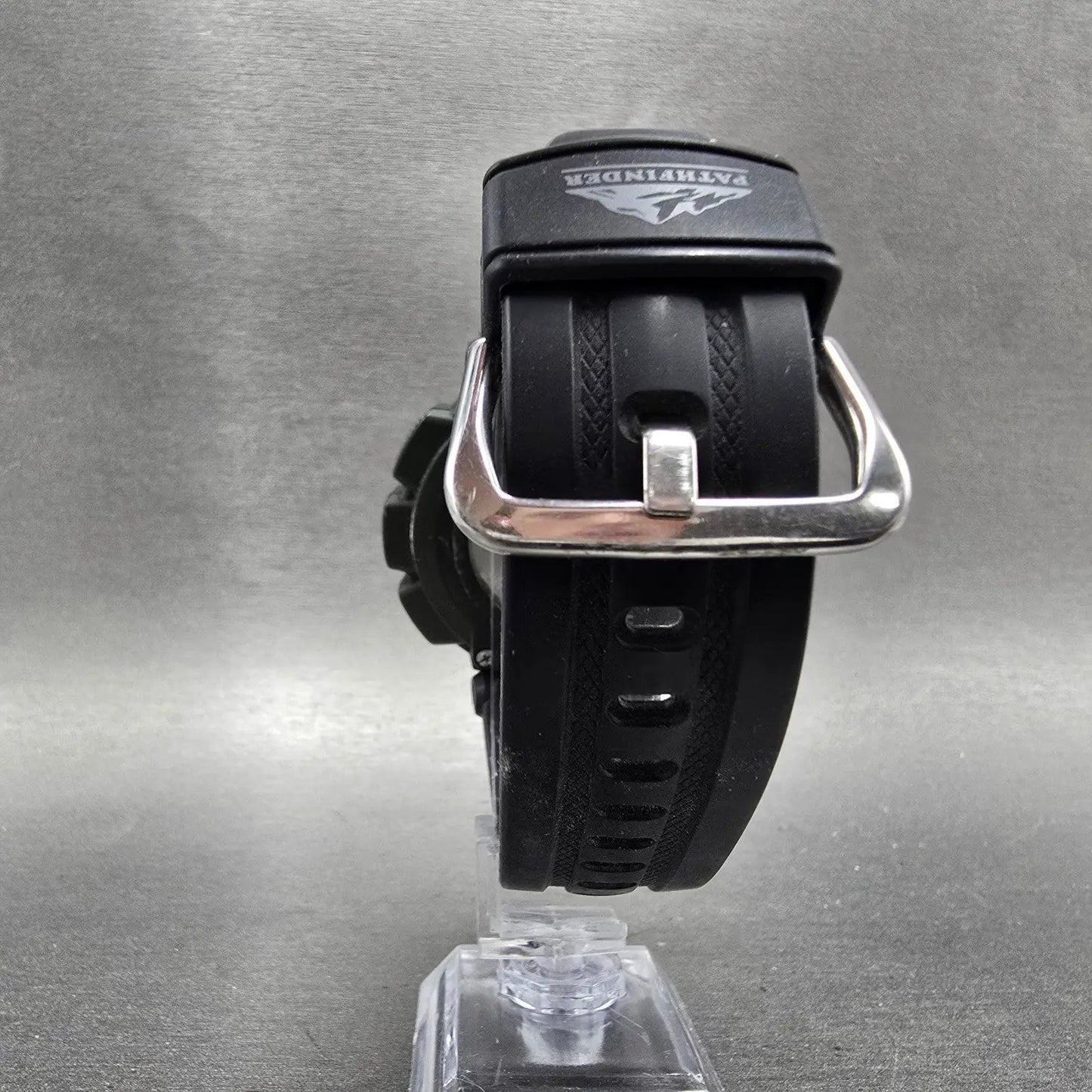 Casio Protek PAG-240 Watch Men 51mm Black Green triple Senor Alarm Solar Works7