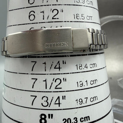 Citizen Automatic Watch Women 26mm Blue Dial Silver Tone Daydate 4-661711 Runs10