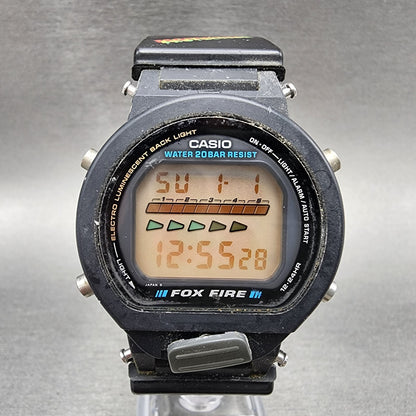 Casio G-Shock DW-6600B Watch Men 40mm Digital Black Tone Alarm Chrono New Batt