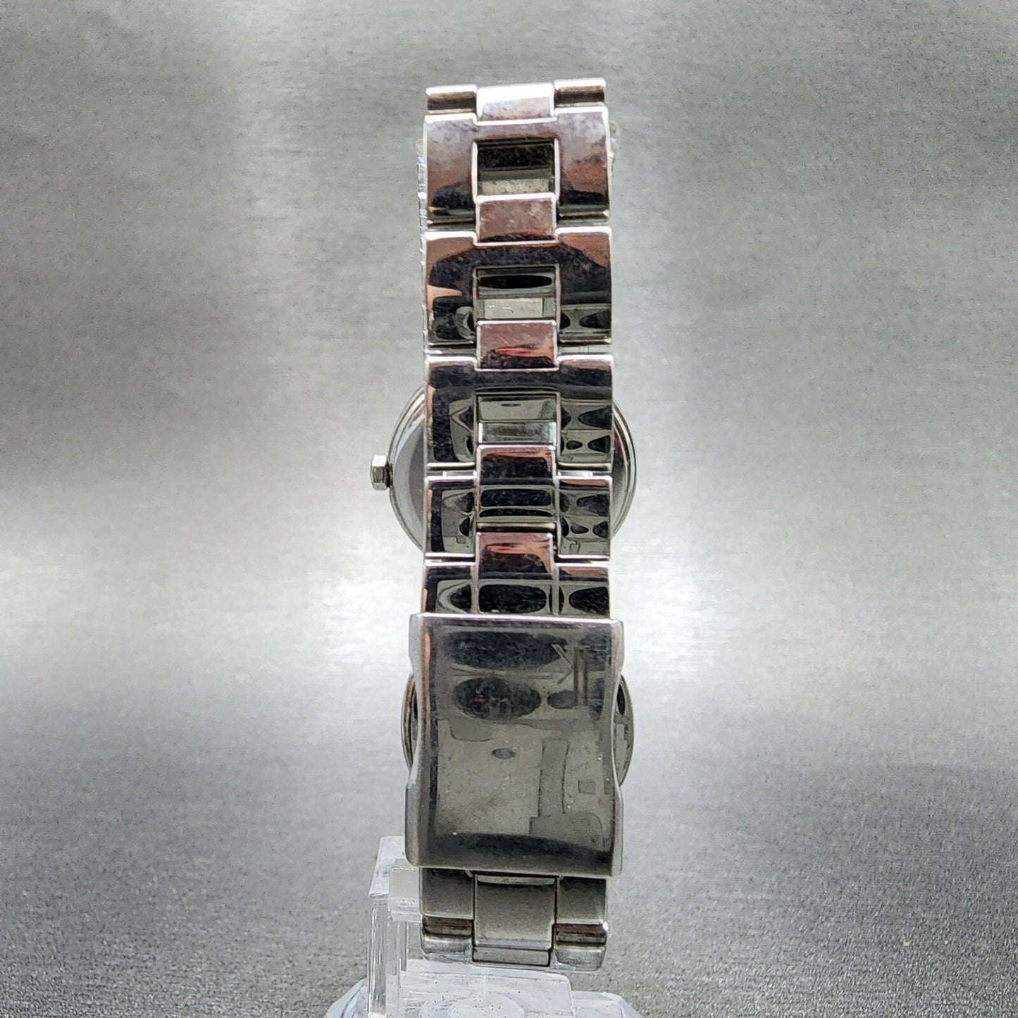 Seiko Lukia Watch Women 26mm Pink Dial Silver Tone Date 7n820cn0 New Battery7