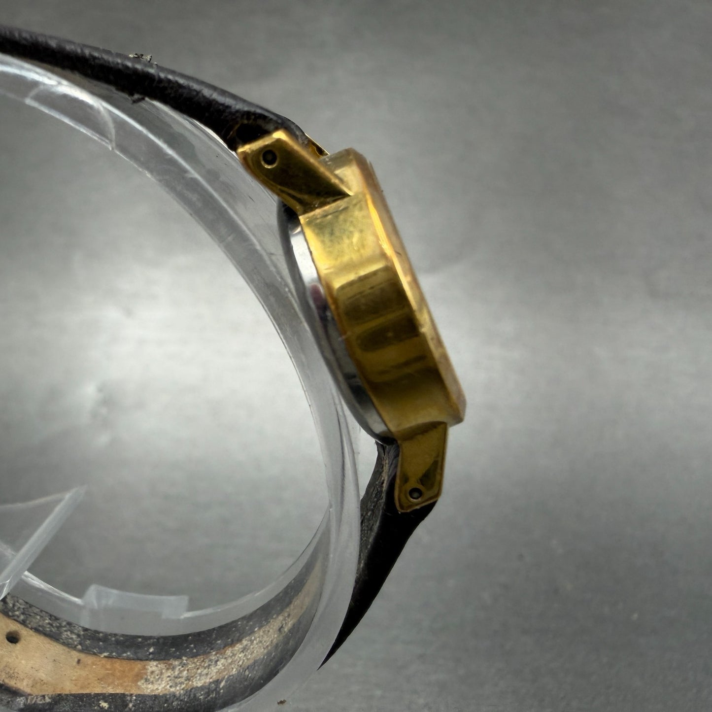 Longines Watch Women 22mm Gold Dial Gold Tone Oval Manual Wind 1134-817 PARTS4