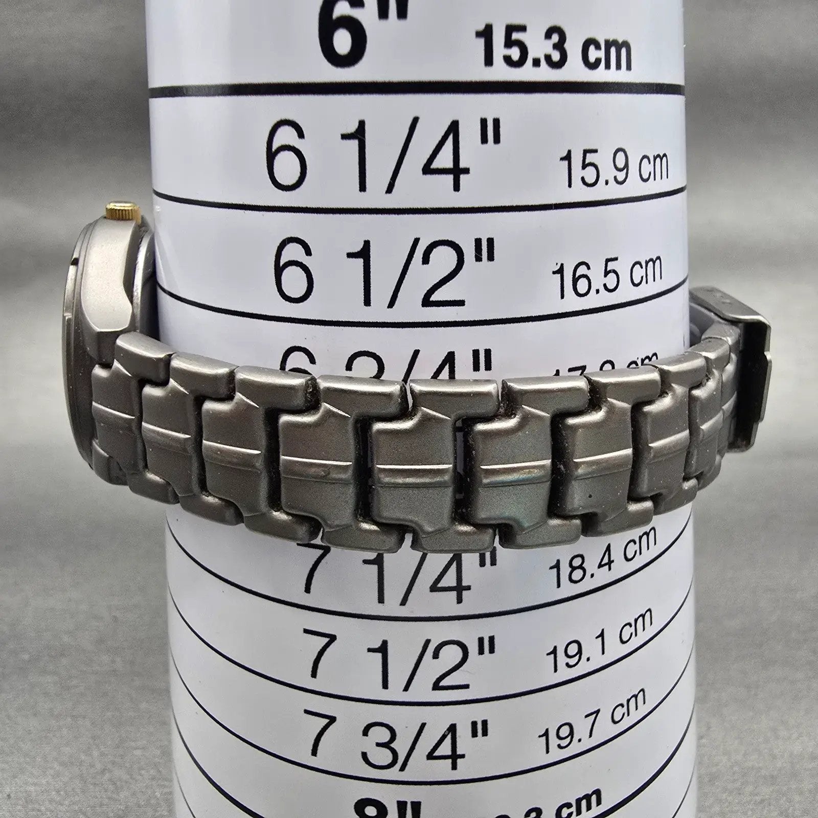 Citizen Titanium Watch Women 27mm Blue Dial Gray Tone Date 1012-H31209 New Batt9