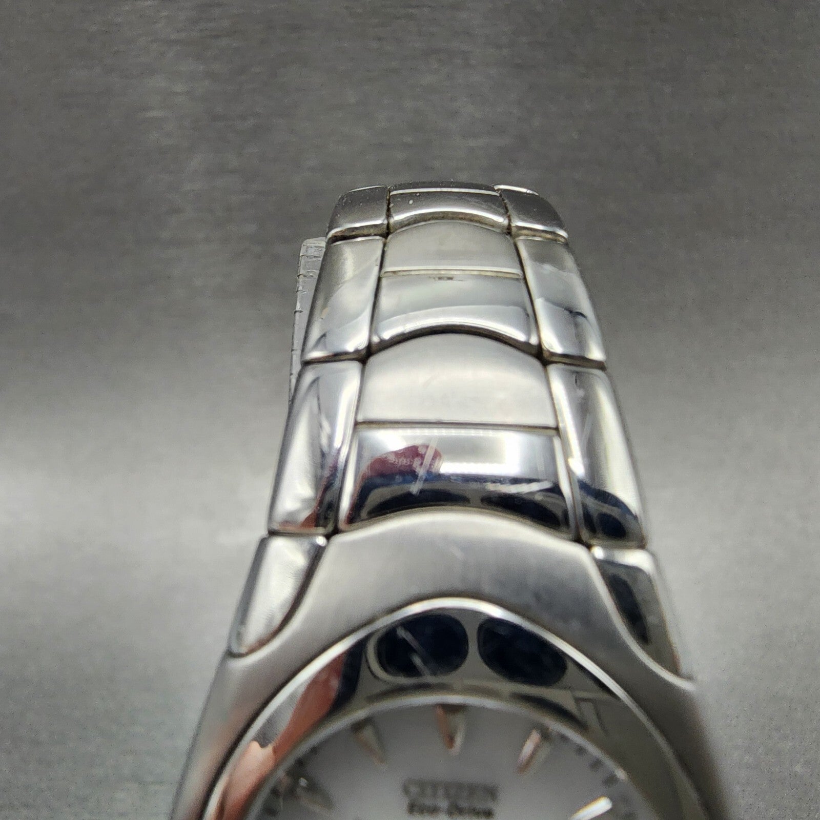 Citizen EcoDrive Watch Women 26mm White Dial Steel Date Round EW013051A Runs4