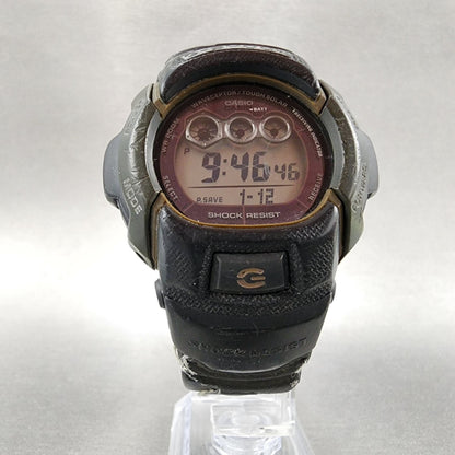 Casio G-Shock GW-002KA Watch Men 46mm Digital Black Tone Round Alarm Chron Works