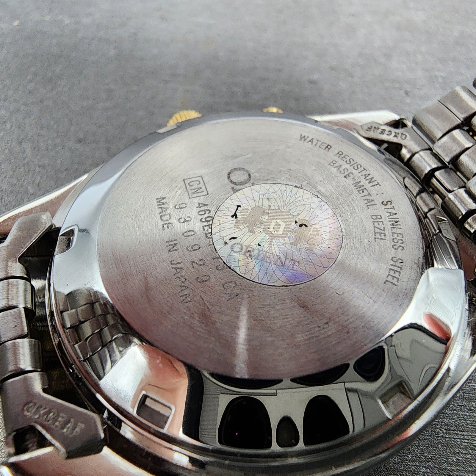 Orient President Watch Men 36mm Silver Dial Two Tone Daydate Automatic 469ed739