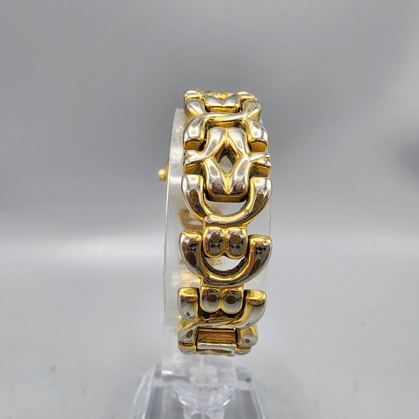 Wittnauer Watch Women Gold Tone MOP Dial Crystal Bezel 22mm CZ8230-0751 PARTS