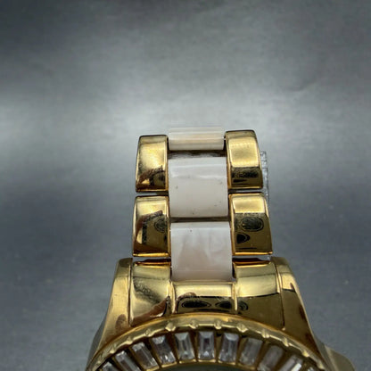 Invicta Angel Watch Women 38mm MOP Dial Gold Toe Daydate Round 29084 New Battery4