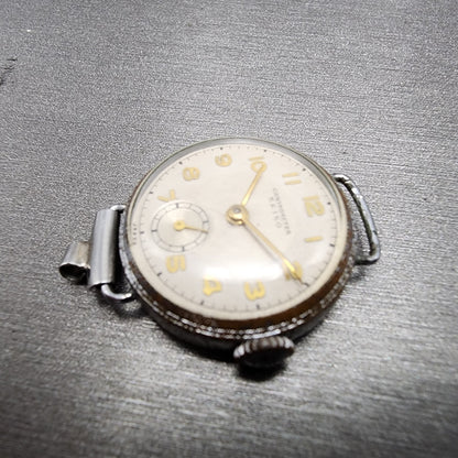 Seiko Chronometer Watch Women 22mm White Dial Silver Tone Manual Wind Runs