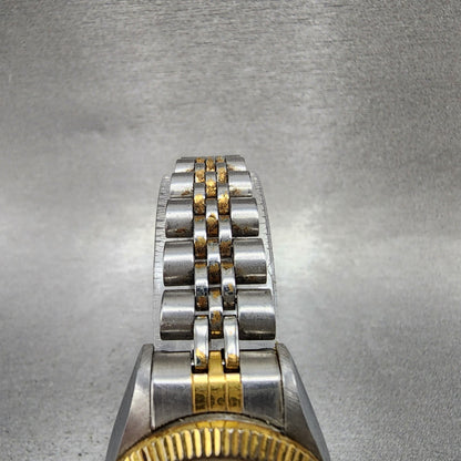 Nivada Watch Women 26mm Gold Dial Two Tone Date Round Automatic N93012L Runs4