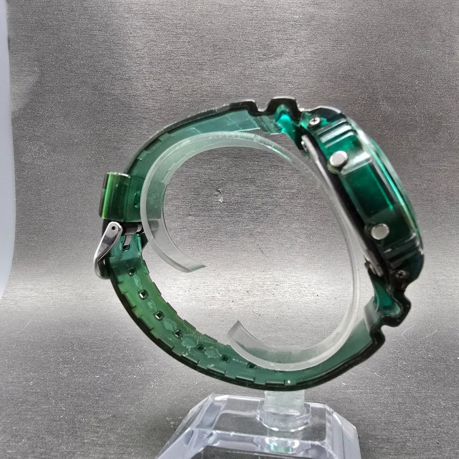 Casio G-Shock GL-240 Watch Men 45mm Green Alarm Chronograph Daydate Solar PARTS9