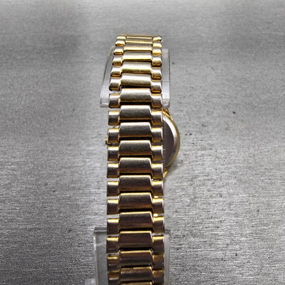 Citizen Watch Women 25mm Gold Dial Gold Tone Daydate Round 6000-S27182 New Batt7