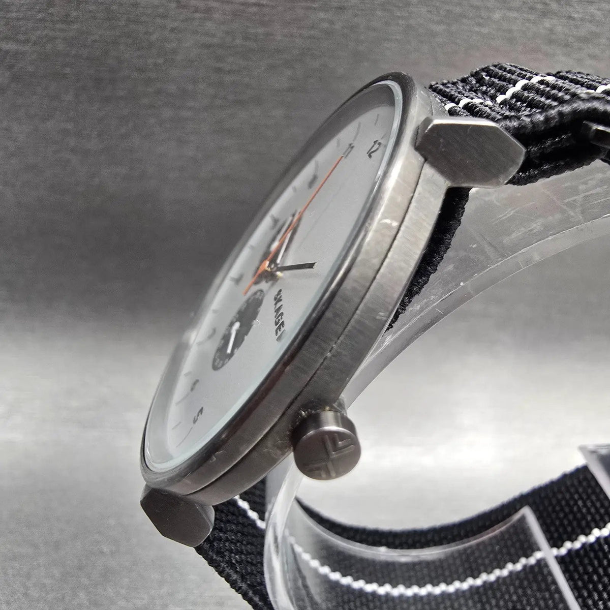 Skagen Hald Watch Men 40mm Silver Dial Black Tone Date Round SKW6188 New Battery2