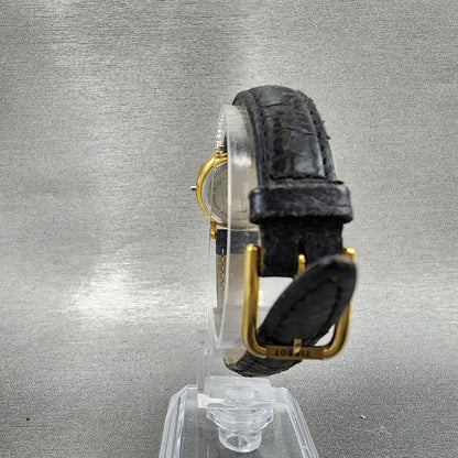Tissot Watch Women 24mm White Dial Gold Tone Round T852K PARTS8