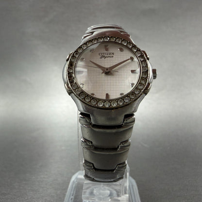 Citizen Elegance Watch Women 25mm Silver Dial Silver Tone 5930-S91638 NewBattery5