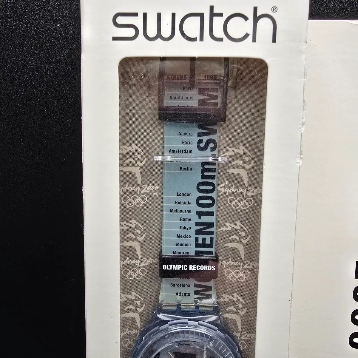 Swatch Scuba 200 Touch Pad Watch Men 38mm Blue Sydney 2000 Olympic SDZ104 NOS7