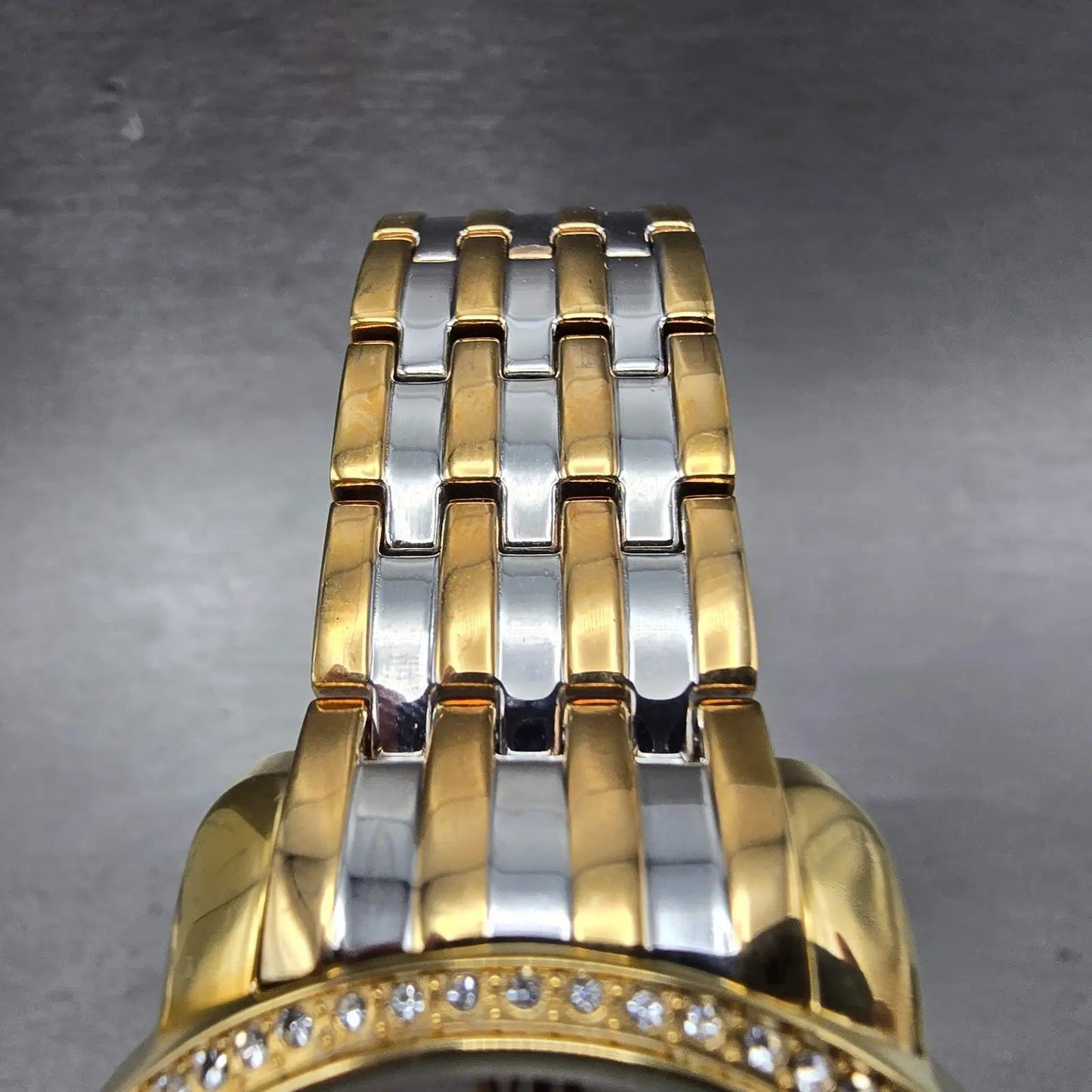 Invicta Angel Watch Women 40mm MOP Dial Two Tone  Daydate 15010 New Battery4