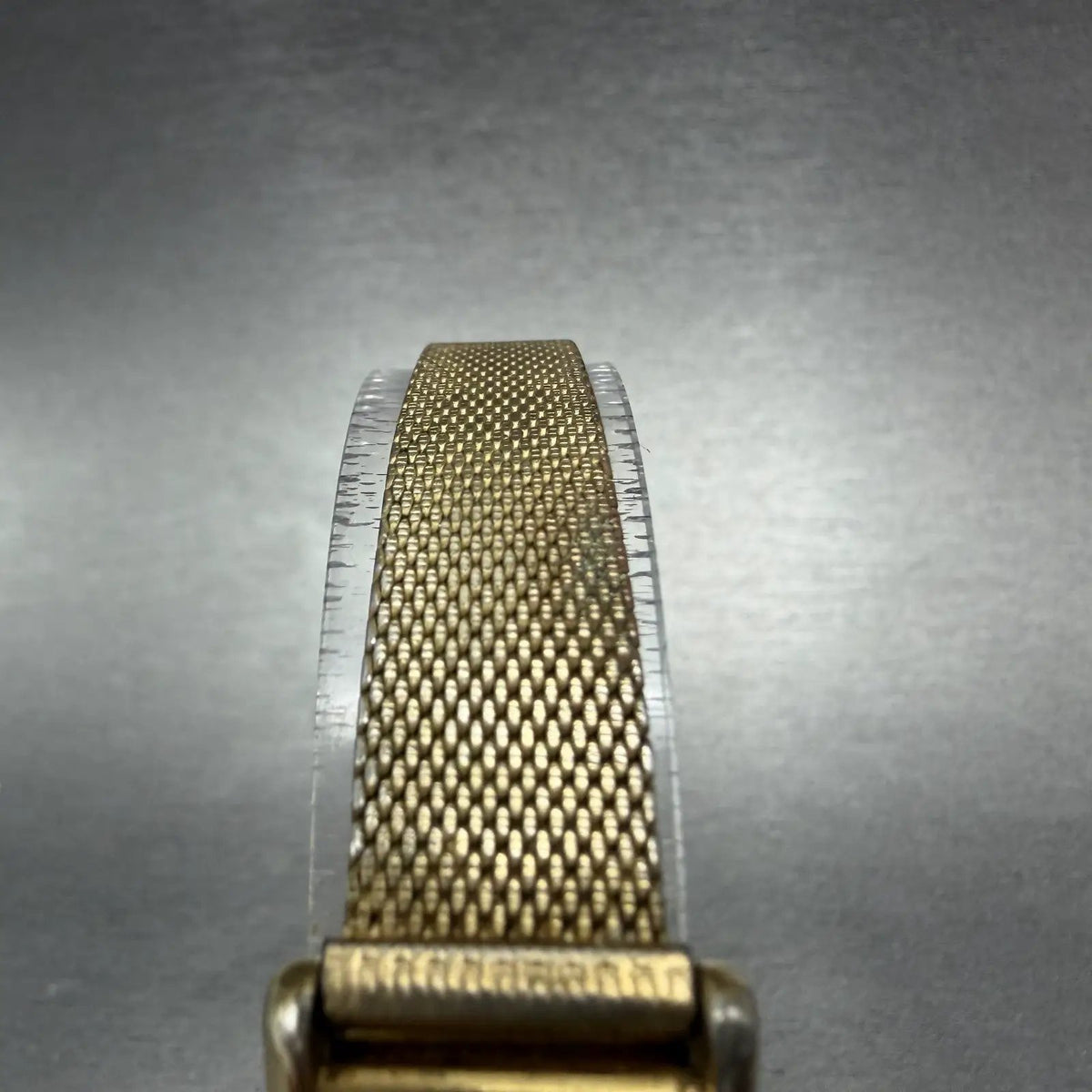 Seiko Tank Watch Women 18mm Champagne Dial Gold Tone 1400-5030 New Battery VTG4
