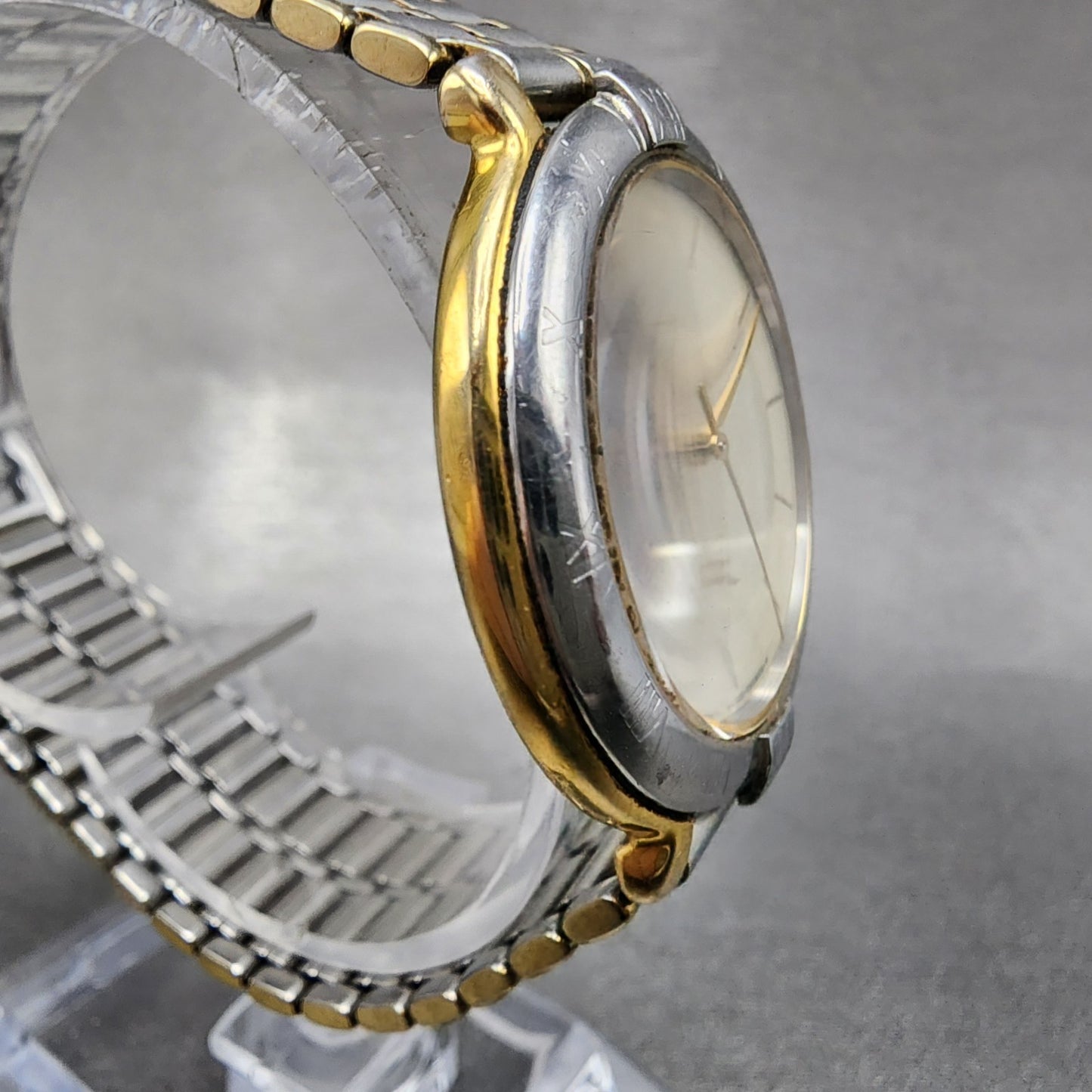 Burberry Watch Men 32mm Champagne Dial Two Tone Round 4630-E60795 PARTS