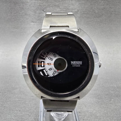 Citizen Independent 1481010 Watch Men 39mm Black Dial Silver Tone New Battery0