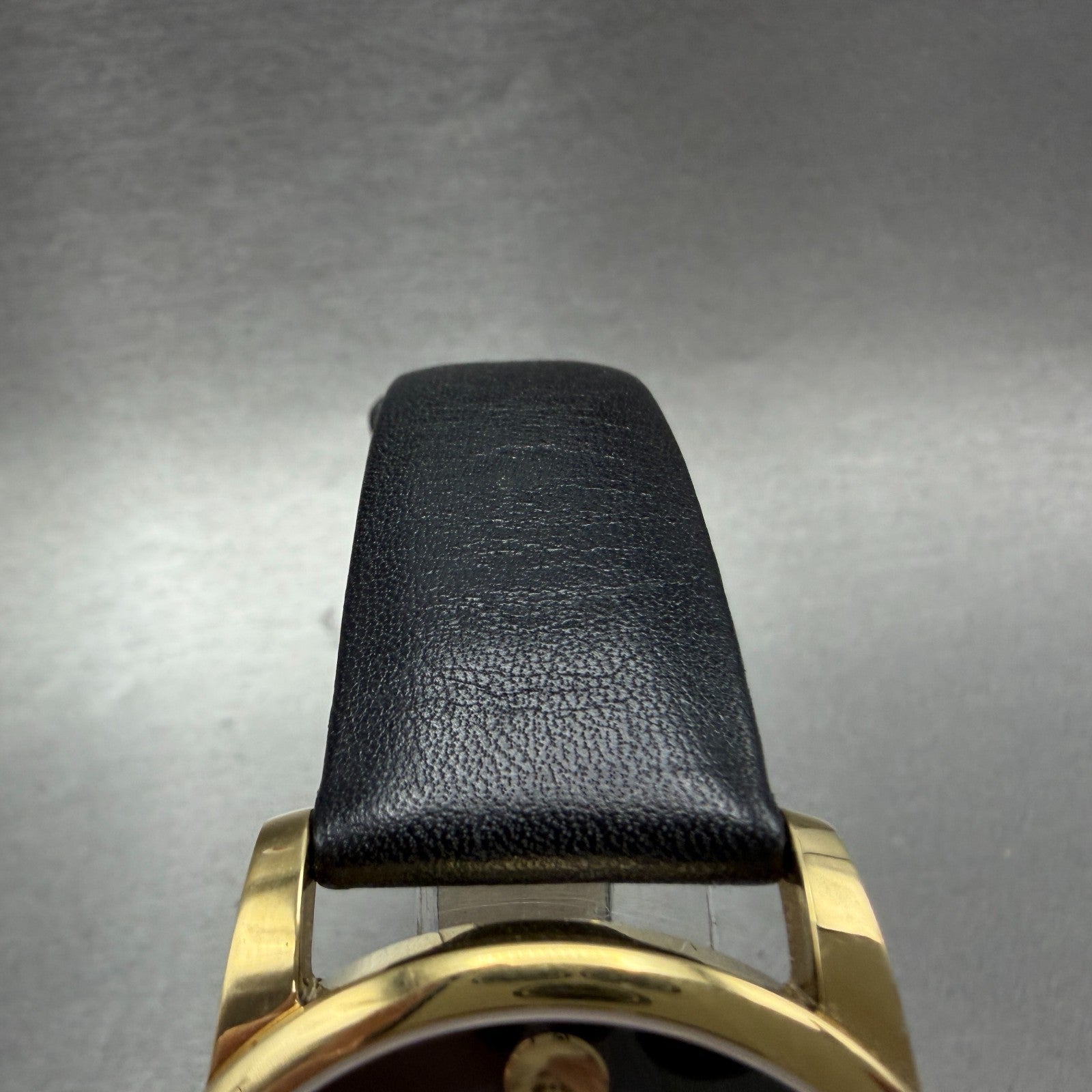 Movado Museum Watch Men 40mm Black Dial Gold Tone Round 07.1.36.1262 New Battery4