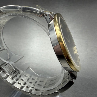 Movado Esperanza Watch Men 39mm Black Two Tone Round New Batt Bracelet 06070583