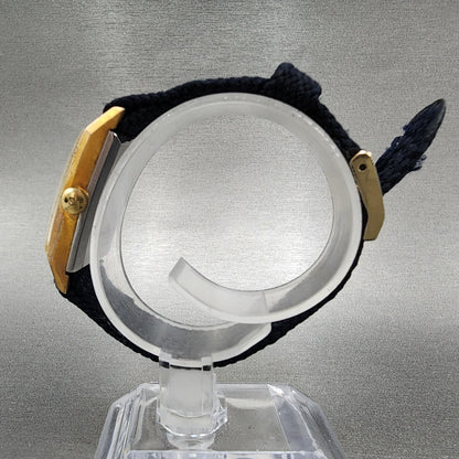 Citizen Jully Tank Watch Women 17mm Champange Dial Gold Tone Rectangle Runs6