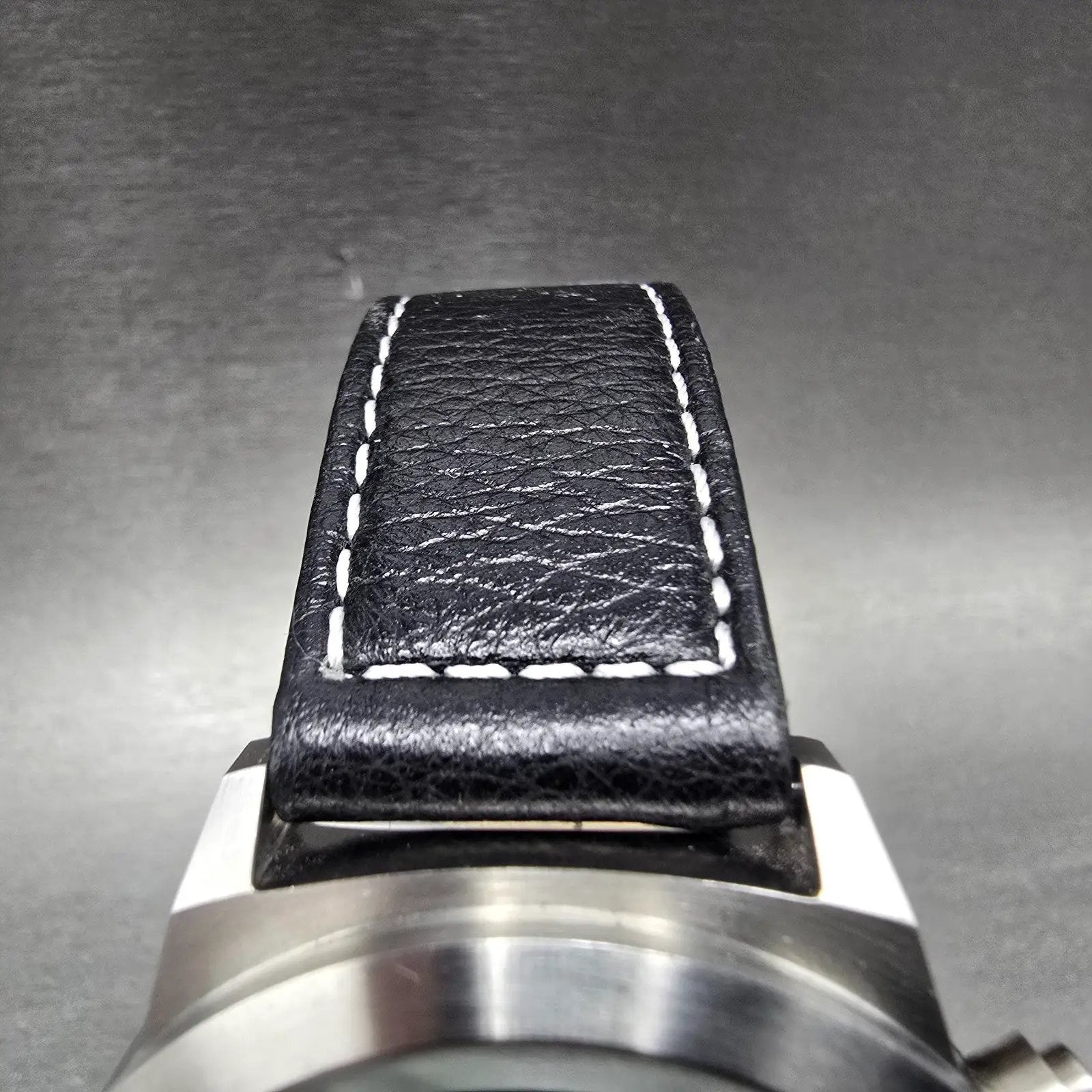 Ballast Trafalgar Chronograph Watch Men 47mm Black Dial Steel Daydate New Batt4