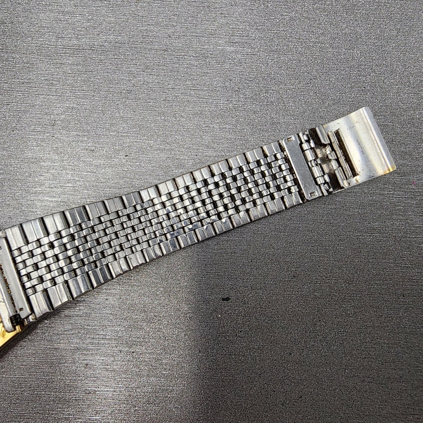 Seiko Watch Men 33mm Cream Dial Gold Tone Daydate Round 5Y238119 PARTS9