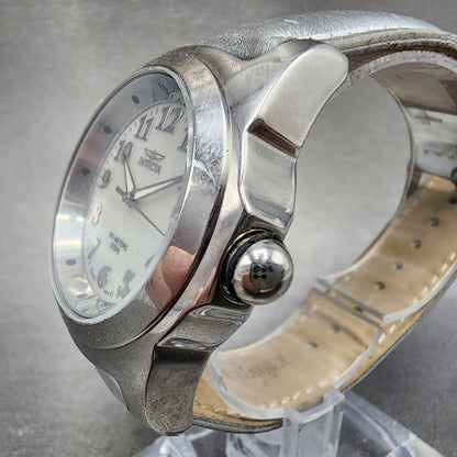 Invicta Watch Women 27mm MOP Dial Silver Tone Round 5067 New Battery2
