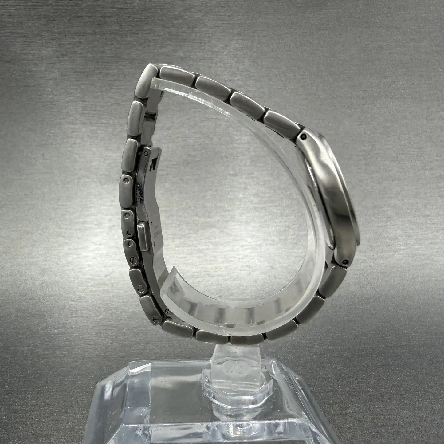 Movado Sports Edition Watch Women 25mm Silver Dial Stainless Steel New BatteryAB8