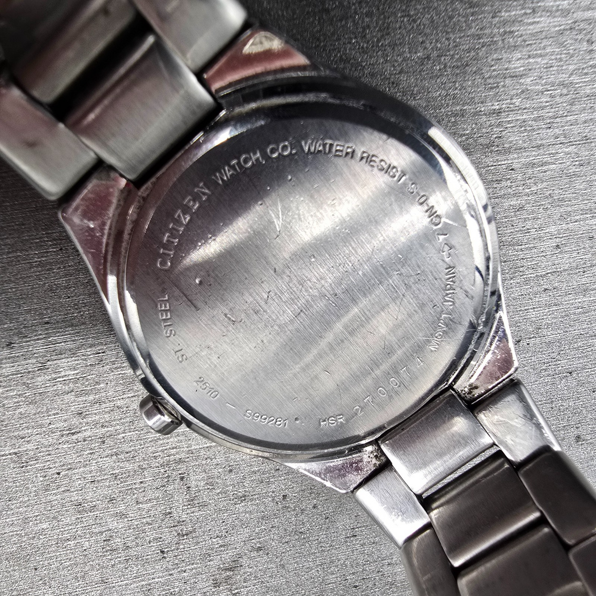 Citizen Watch Men 36mm Silver Dial Silver Tone Date Round 2510-S99281 New Batt10