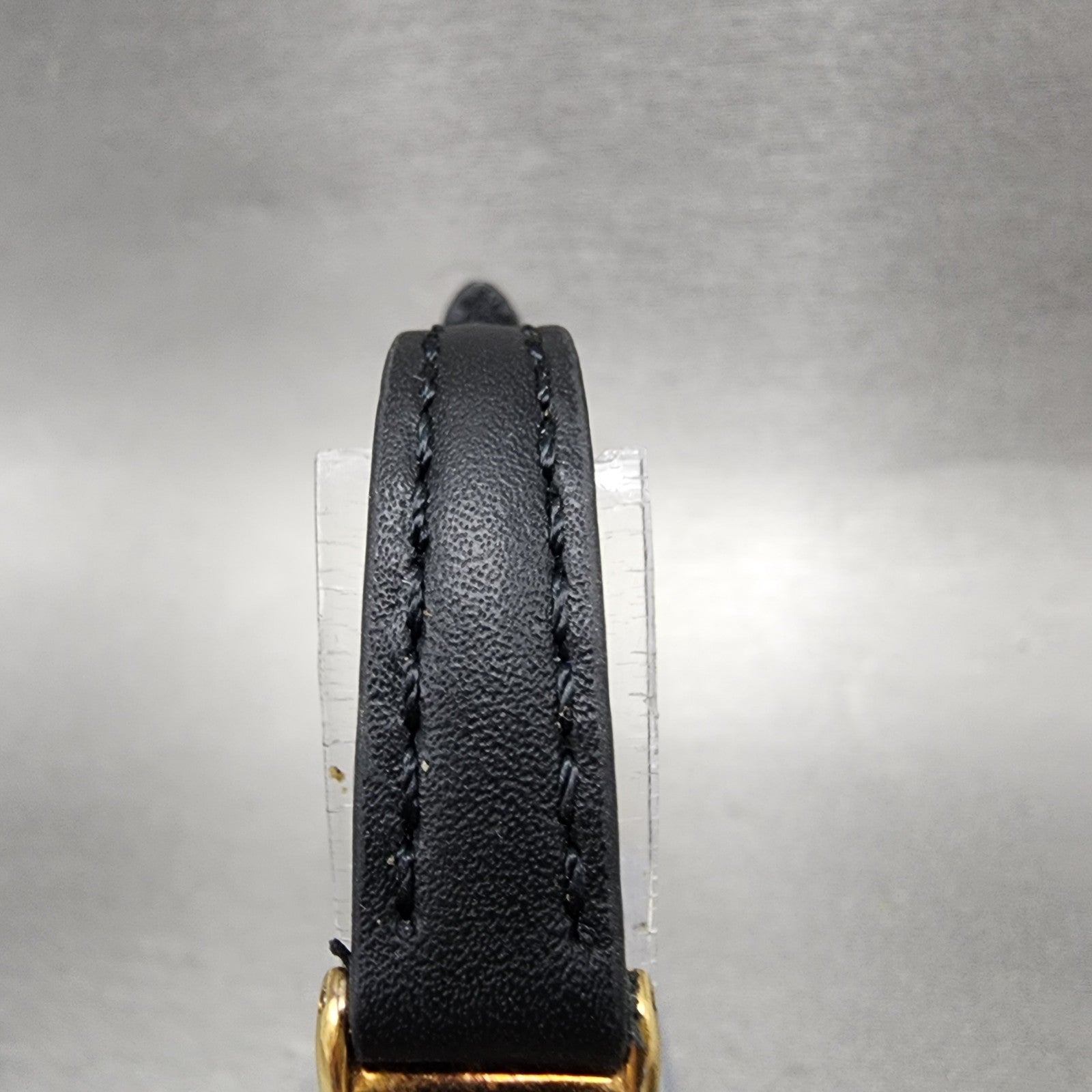 Seiko Tank Watch Women 13mm Gold Dial Gold Tone Rectangle 2e206129 New Battery4
