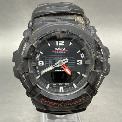 Casio G-Shock G-100Watch Men 48mm Analog Digital Black Tone Round READ!!! NewBat0