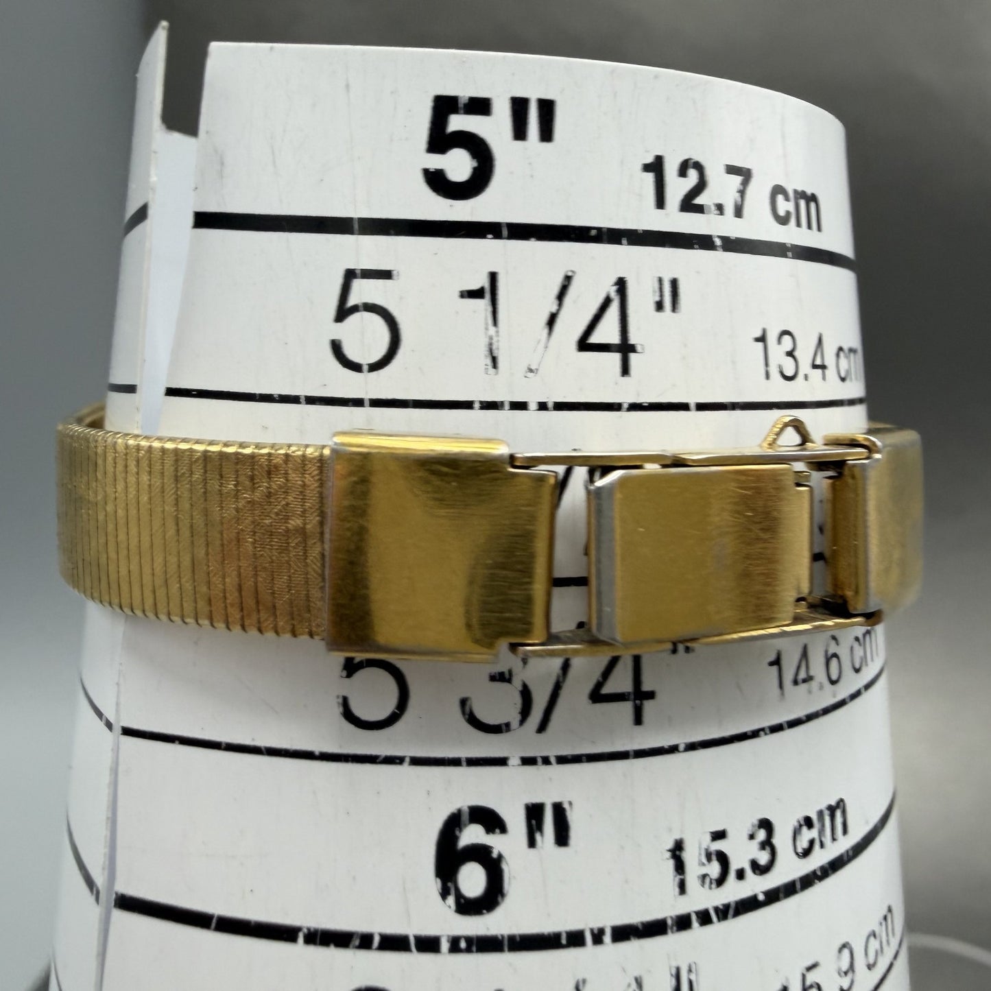 Seiko Tank Watch Women 17mm Black Dial Gold Tone Rectangle 2P20-5D30 New Battery10