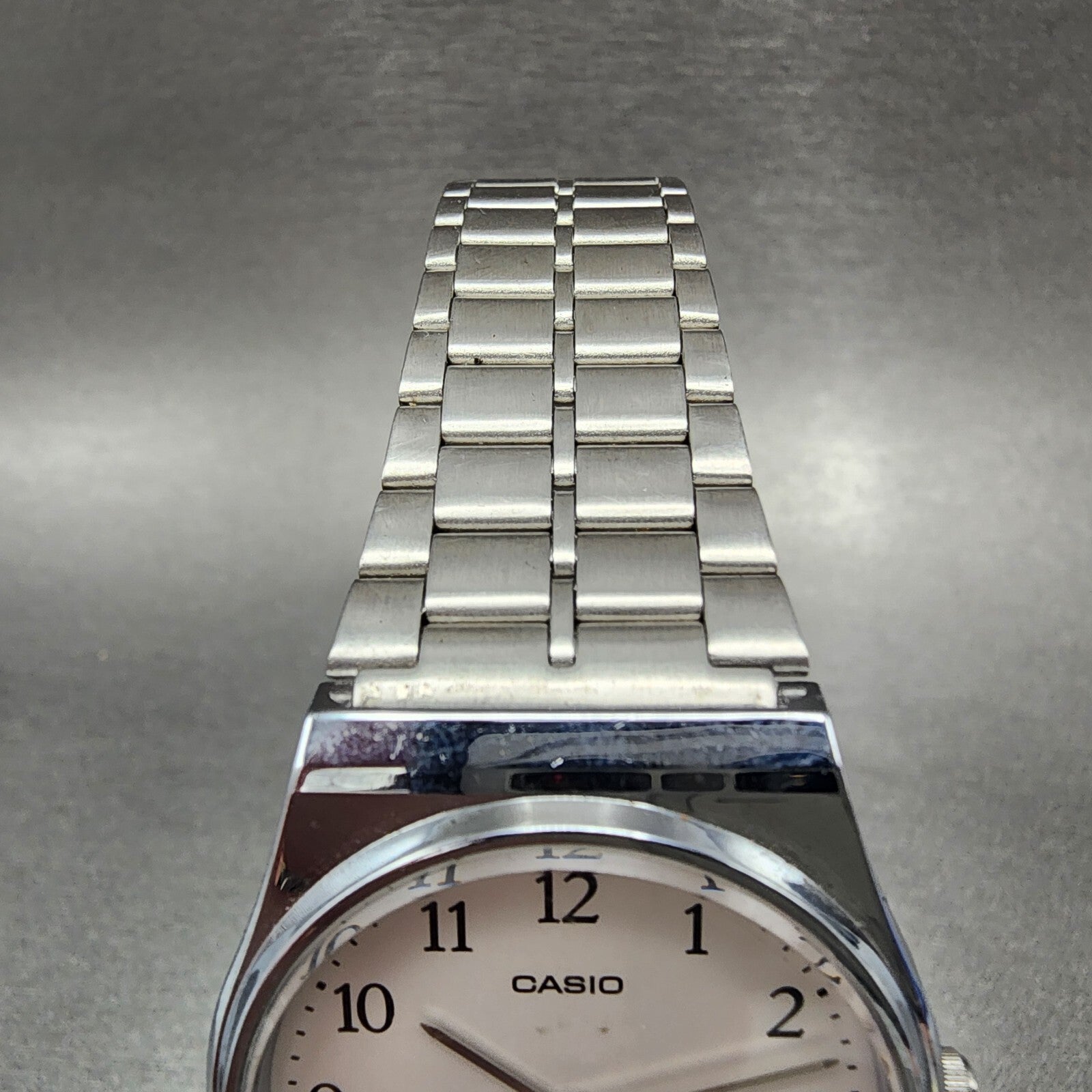 Casio Watch Men 33mm White Dial Silver Tone Round MQ336 New Battery4