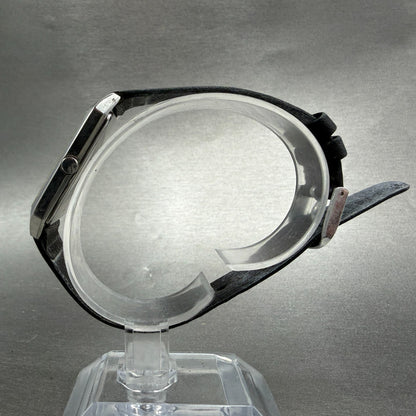 Seiko Tank Watch Men 27mm Silver Dial Silver Tone Rectangle 7431-5210 NewBattery6