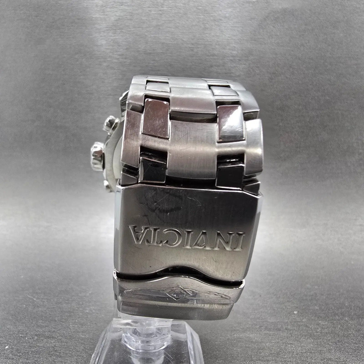 Invicta Pro Diver Chronograph Watch Men 48mm Black Dial Steel Date 0069 New Batt7
