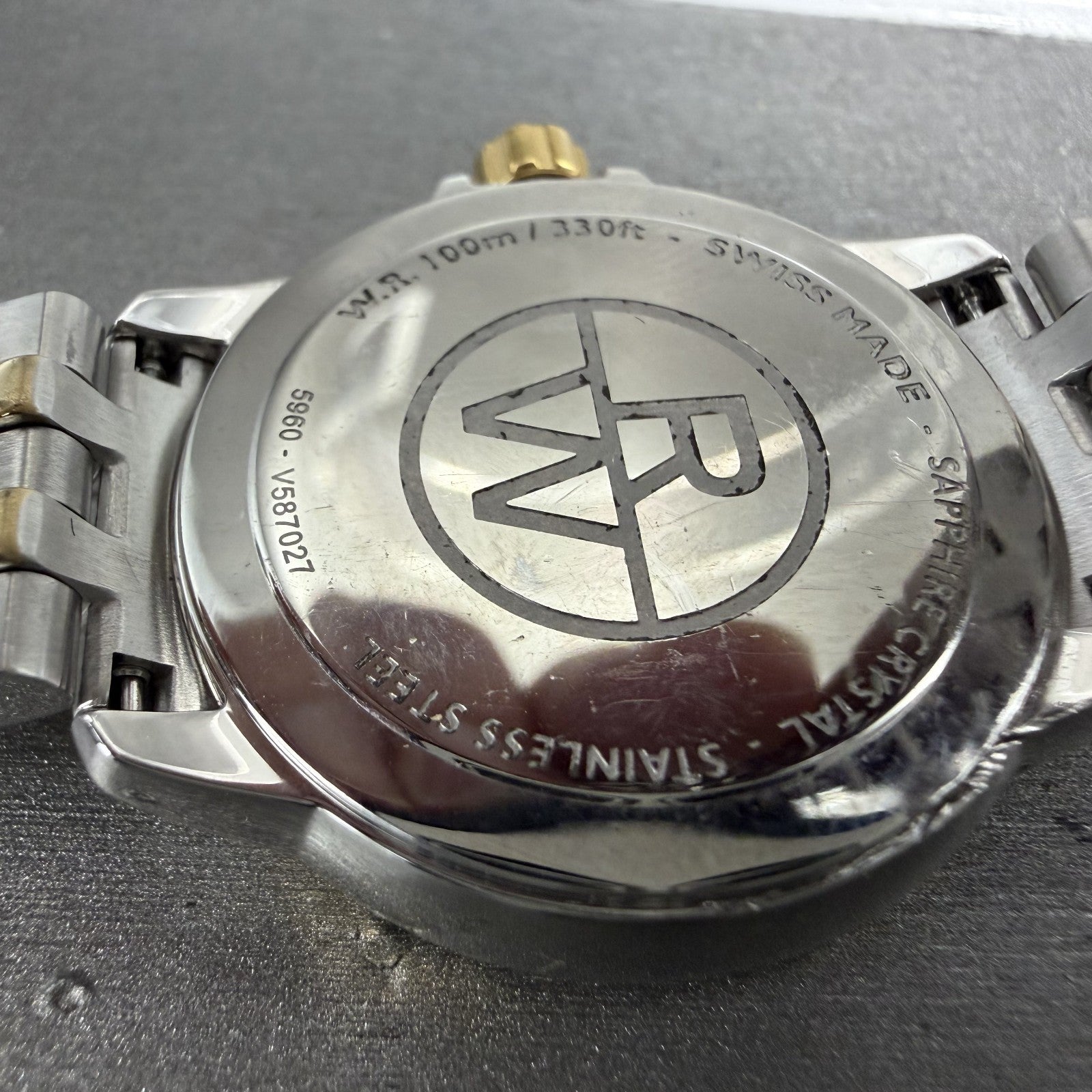 Raymond Weil Tango Watch Women 30mm White Dial Two Tone Date 5960 New Battery9