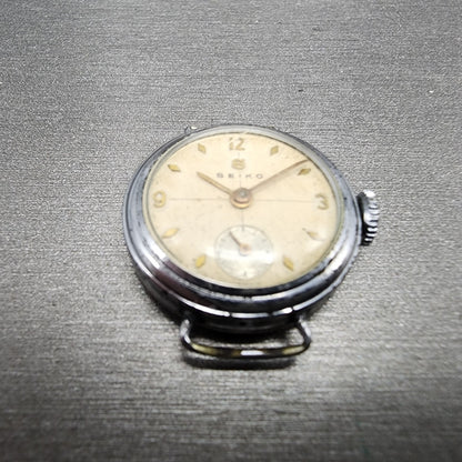 Seiko Watch Women 22mm White Dial Silver Tone Manual Wind Small Seconds Antique2