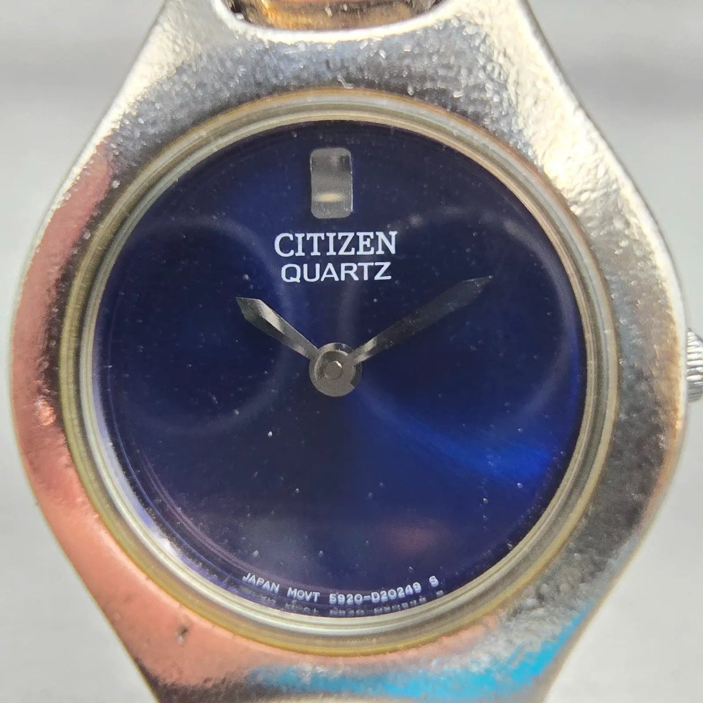 Citizen Watch Women 25mm Blue Dial Silver Tone Round 5920-S97679 New Battery1
