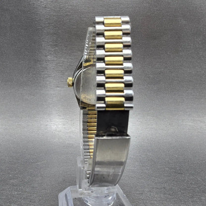Raymond Weil Watch Women 25mm Champagne Dial Two Tone Date Round 9300 PARTS8