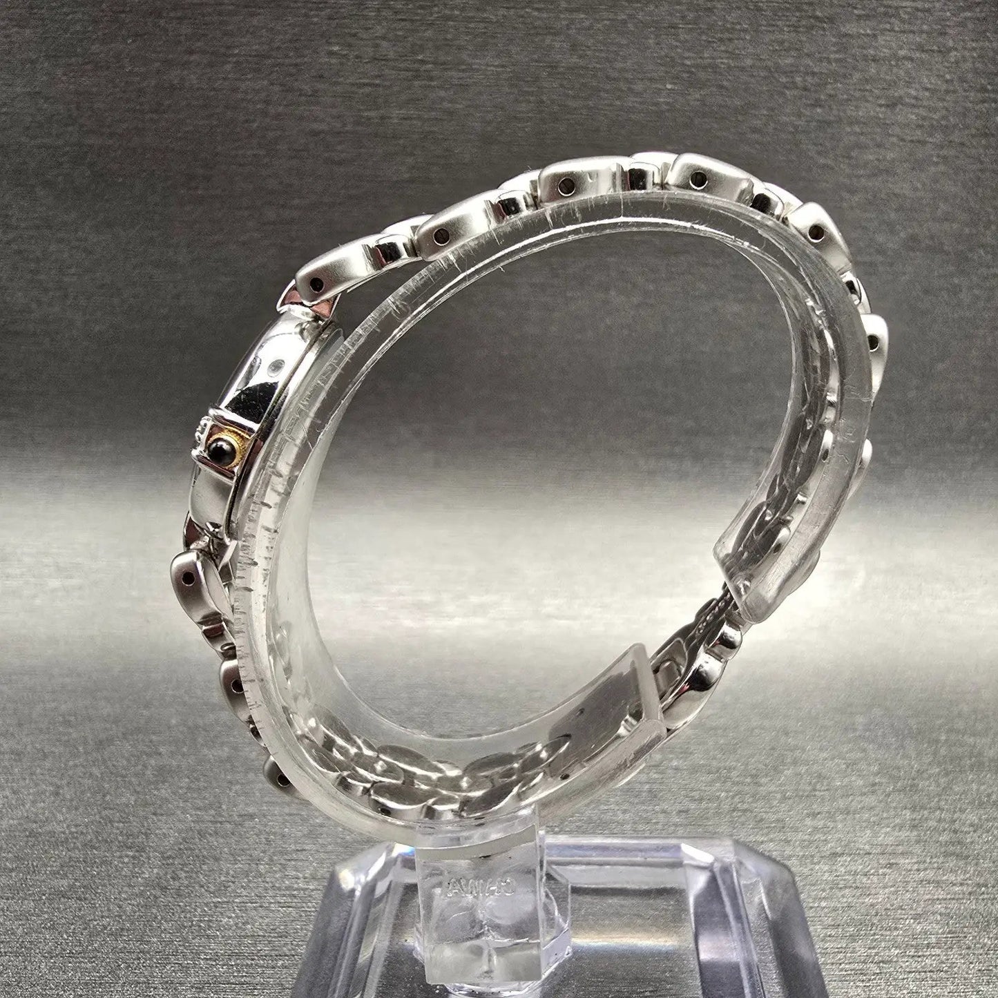 Seiko Exceline Watch Women 19mm MOP Dial Silver Tone Gemmed 1F20-6B60 New Batt6